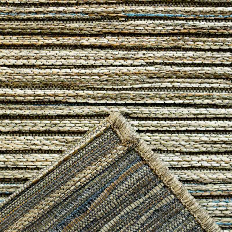 Brighton Indoor Outdoor 98122 2001 Rugs in Beige Blue