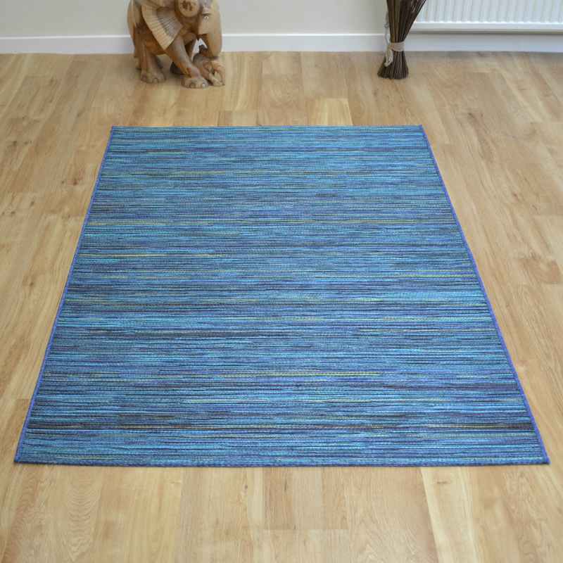 Brighton Indoor Outdoor 98122 5000 Rugs in Blue Multi