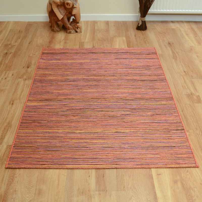 Brighton Indoor Outdoor 98122 8000 Rugs in Orange Multi