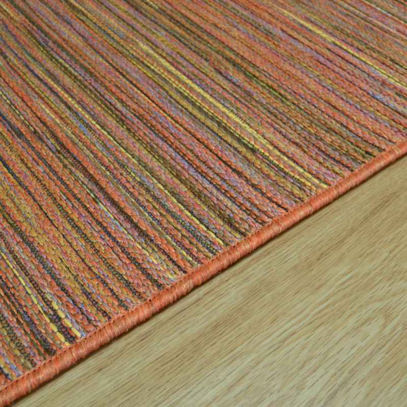 Brighton Indoor Outdoor 98122 8000 Rugs in Orange Multi