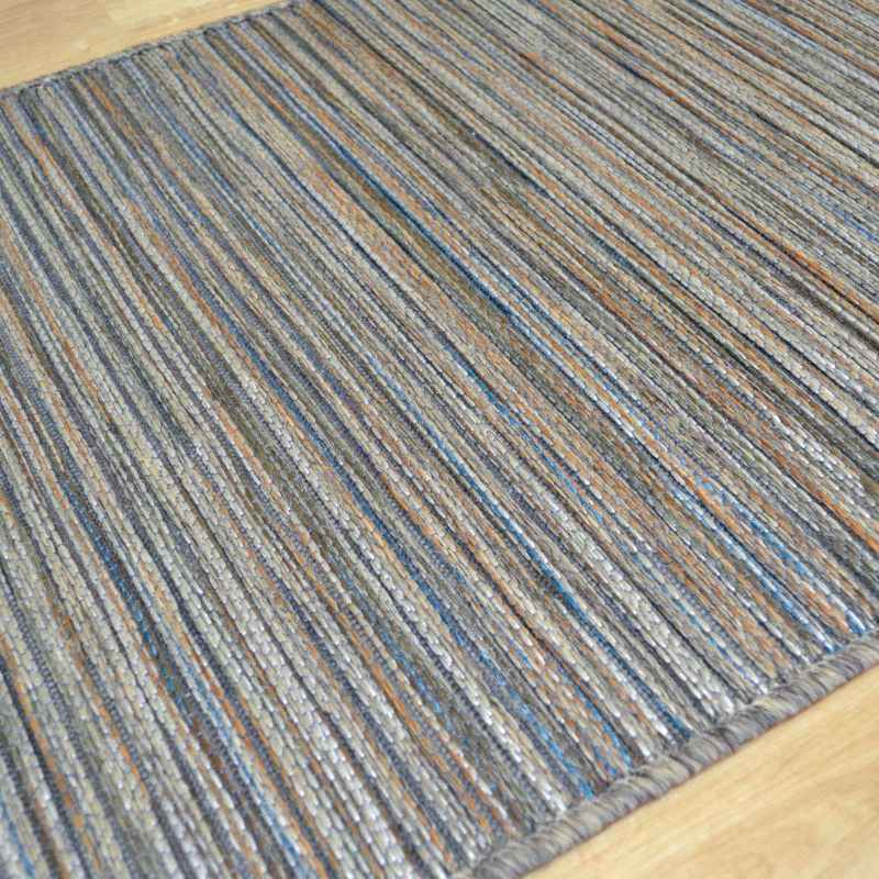 Brighton Indoor Outdoor 98122 2001 Runner Rugs in Beige Blue