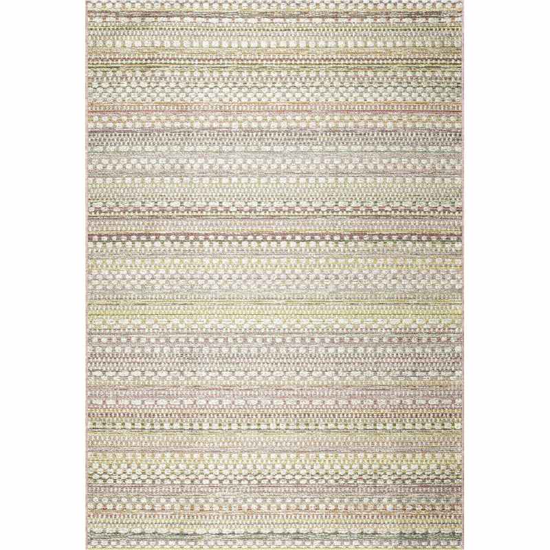 Brighton 98570 9008 Indoor Outdoor Flatweave Rugs in Pink