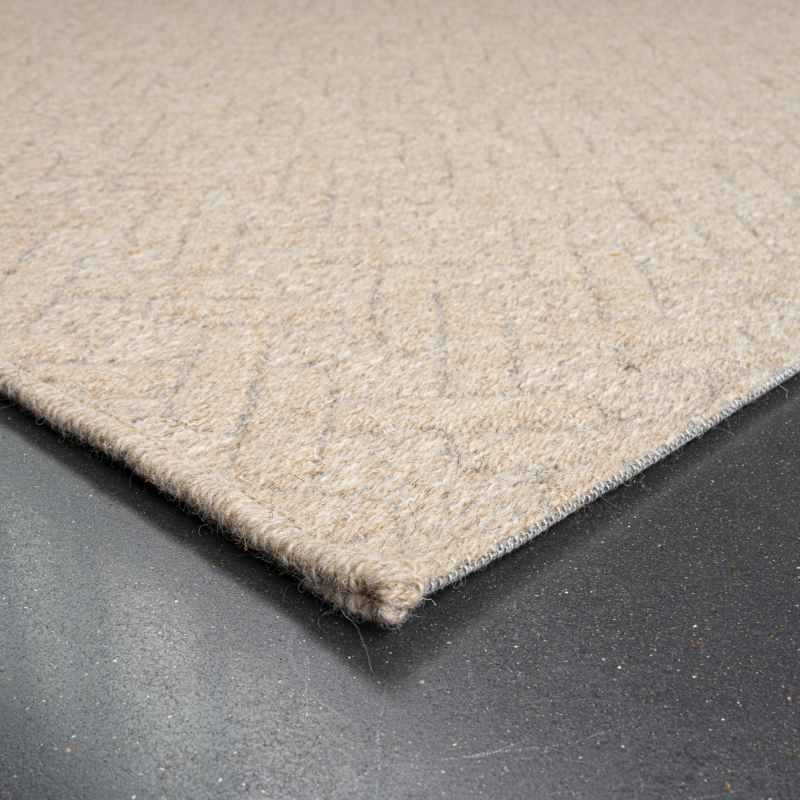 High Line Geometric Wool Rugs 99031 2012 in Wheat