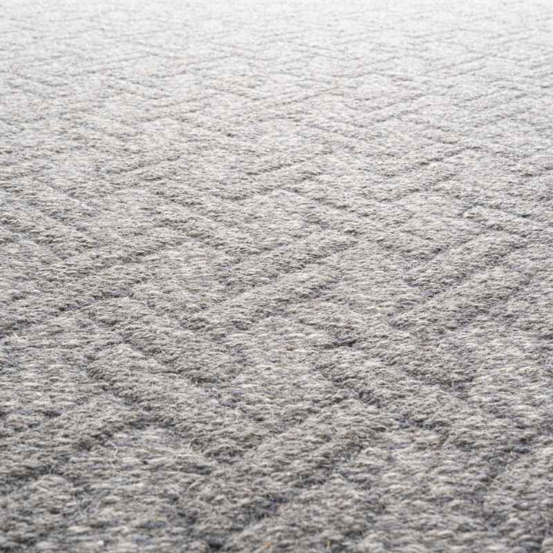 High Line Geometric Wool Rugs 99031 3030 in Grey