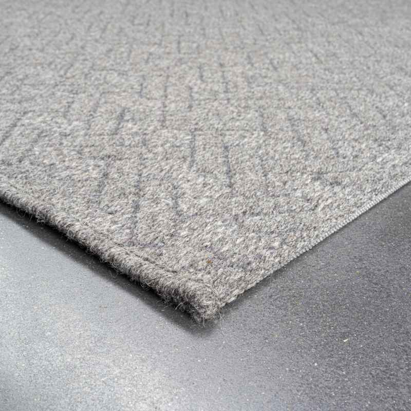 High Line Geometric Wool Rugs 99031 3030 in Grey