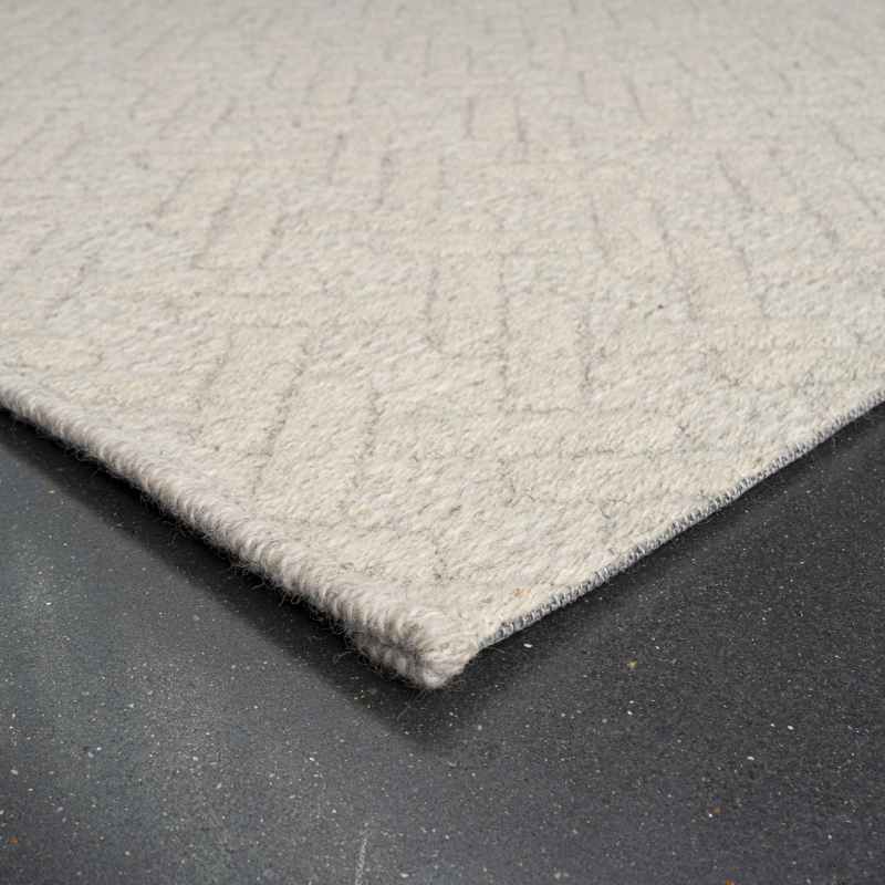 High Line Geometric Wool Rugs 99031 6015 in Cream