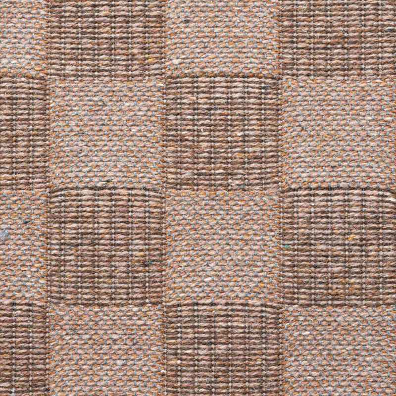High Line Modern Wool Geometric Rugs 99041 8007 in Brown