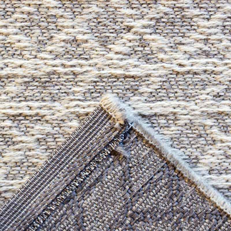 High Line Geometric Wool Rugs 99103 3024 in Light Grey