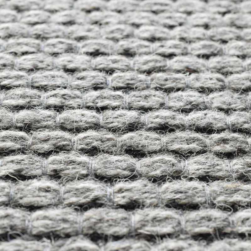 High Line Flatweave Modern Wool Rugs 99215 3004 in Dark Grey