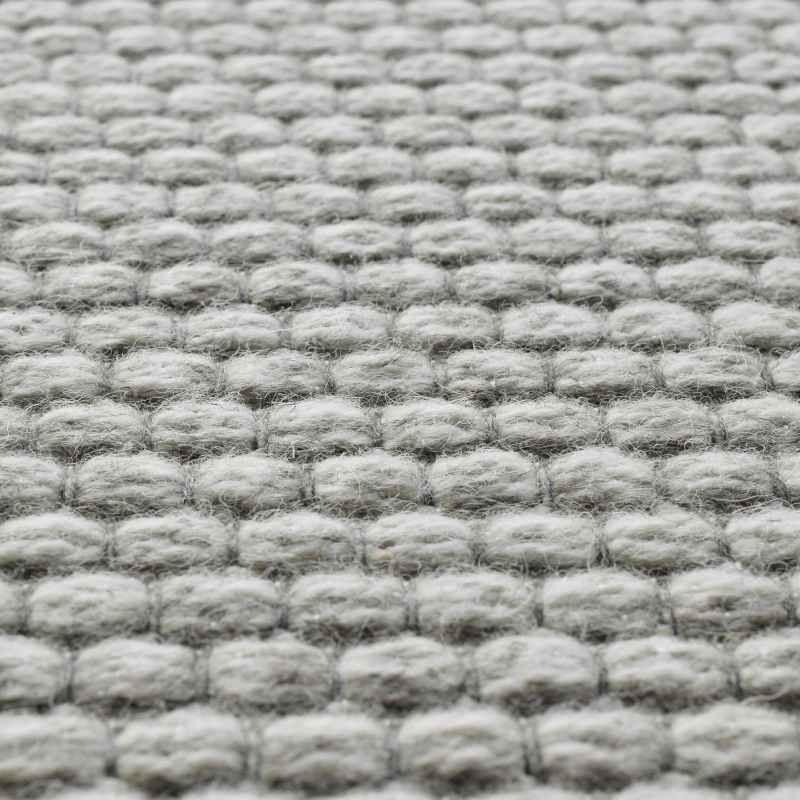 High Line Flatweave Modern Wool Rugs 99215 6001 in Ivory Grey