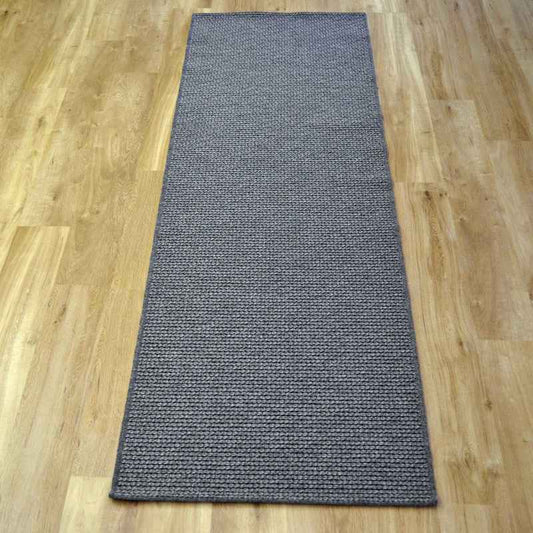 High Line Flatweave Hallway Runners 99215 3004 in Dark Grey