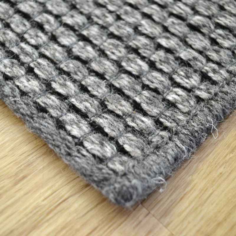 High Line Flatweave Hallway Runners 99215 3004 in Dark Grey