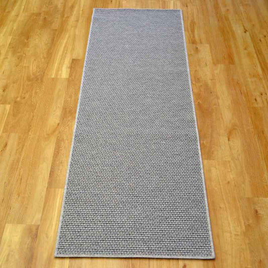 High Line Flatweave Hallway Runners 99215 3005 in Light Grey
