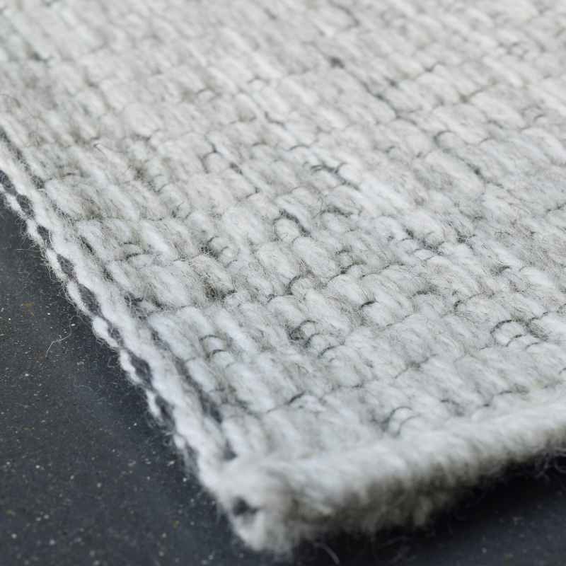 High Line Modern Wool Rugs 99633 6006 in Chalk White