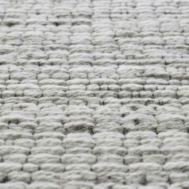 High Line Modern Wool Rugs 99633 6006 in Chalk White