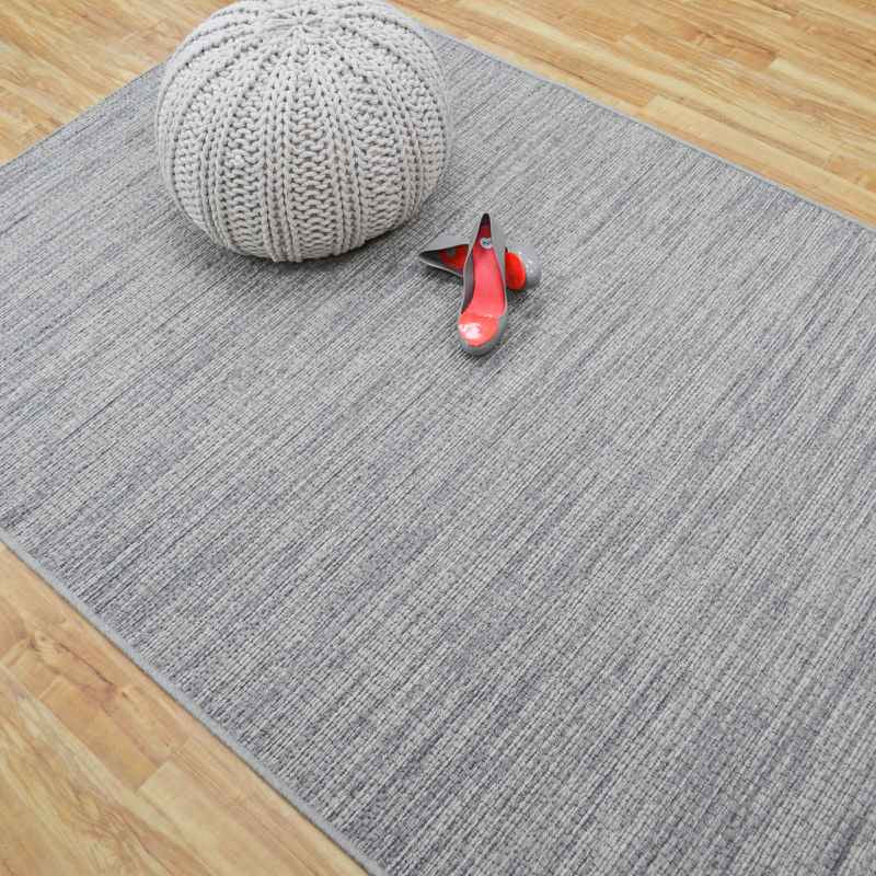 High Line Modern Wool Rugs 99633 7004 in Mink Brown