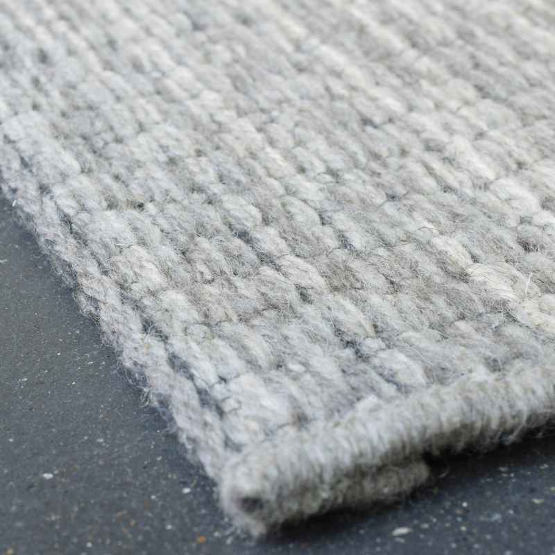 High Line Modern Wool Rugs 99633 7004 in Mink Brown