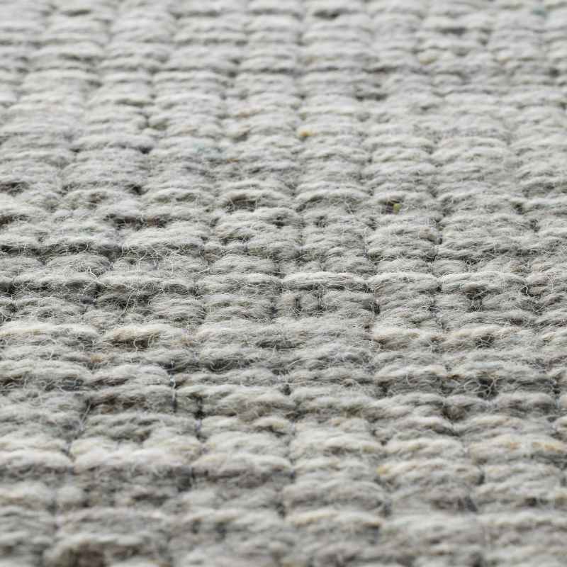 High Line Modern Wool Rugs 99633 7004 in Mink Brown