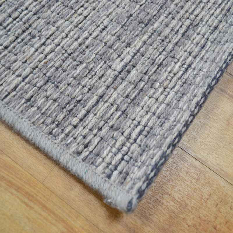 High Line Modern Wool Rugs 99633 7004 in Mink Brown