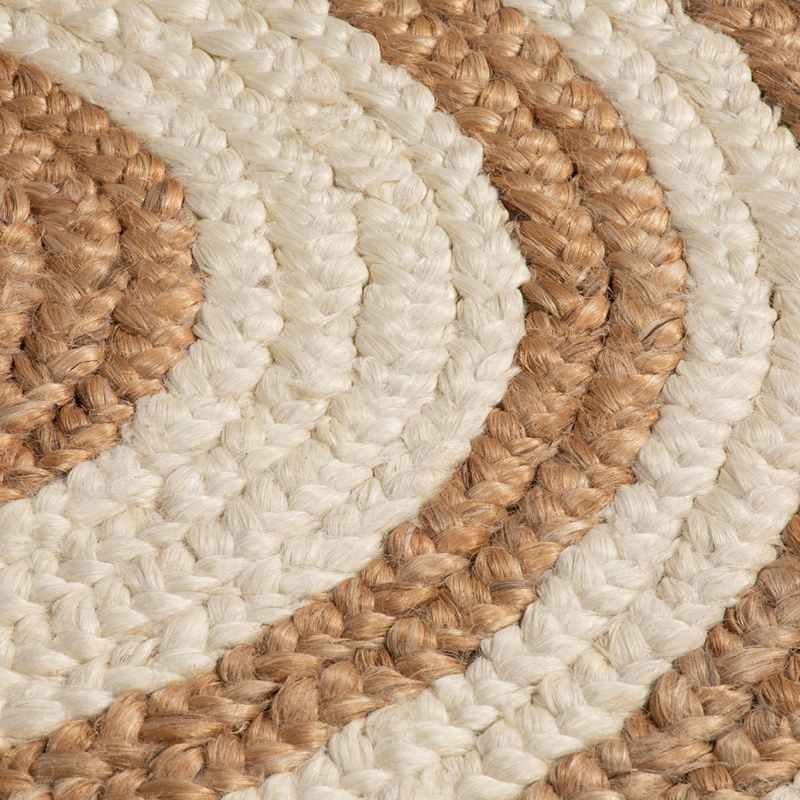 Altrincham Circular Round Jute Rugs in Naturelle