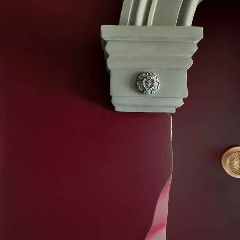 Water Based Acrylic Eggshell Paint by Zoffany in Shaker Red
