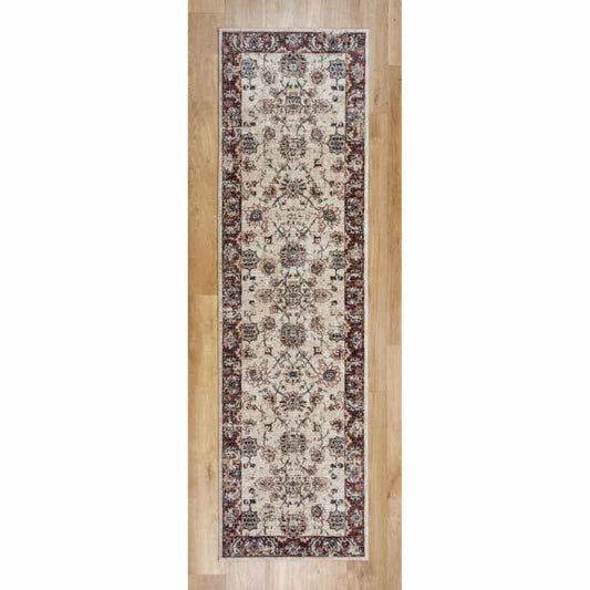 Alhambra Traditional 6549A Runner Rugs in Ivory
