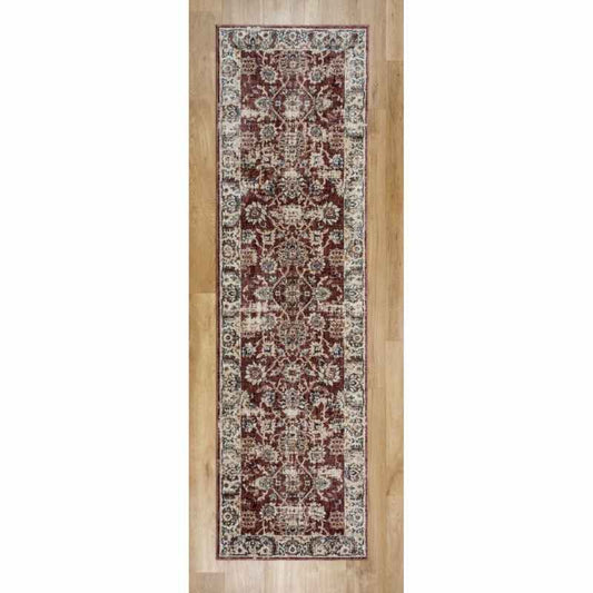 Alhambra Traditional 6549A Runner Rugs in Red
