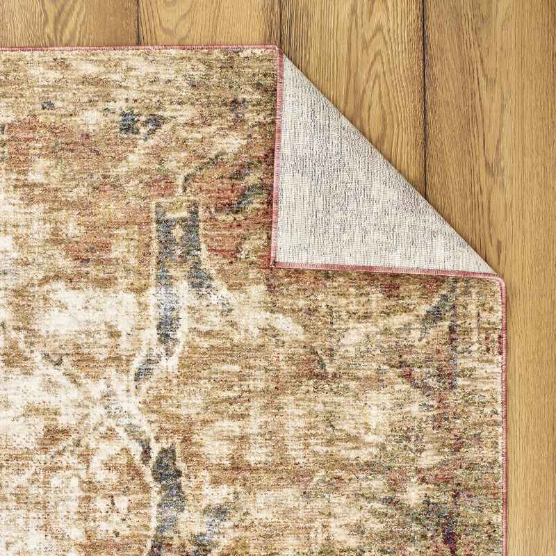 Alhambra Traditional 6645C Rugs in Ivory Red