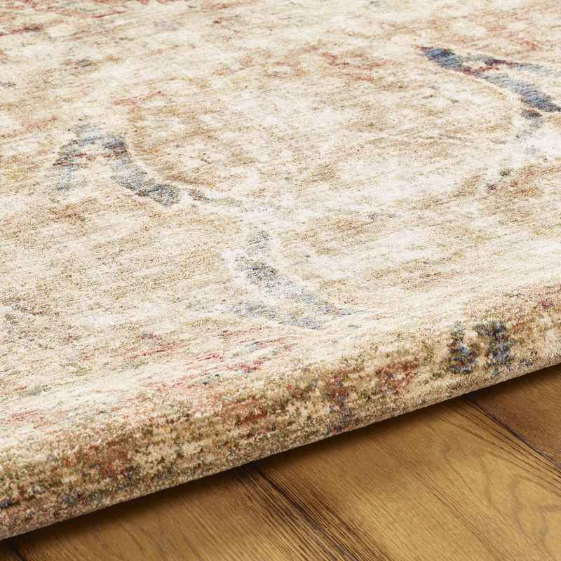Alhambra Traditional 6645C Rugs in Ivory Red