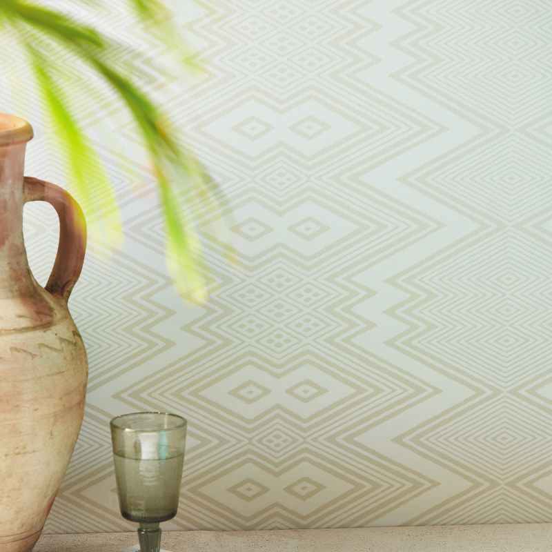 Ankara Wallpaper 2112847 by Harlequin in Sail Cloth Diffused Light