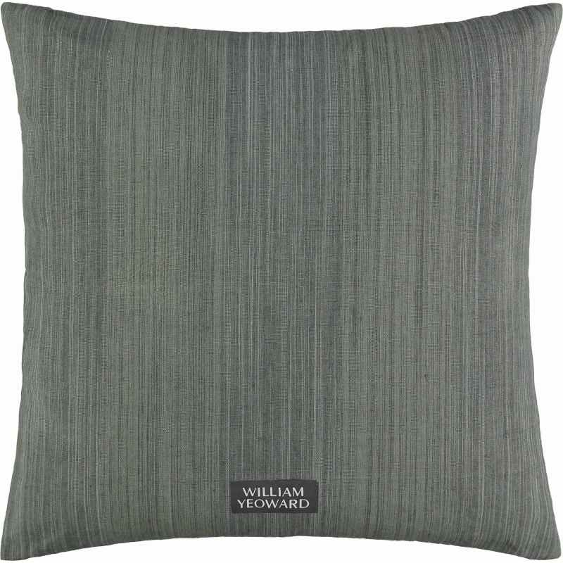 Arlington Floral Embroidered Cushion By William Yeoward in Spice Orange