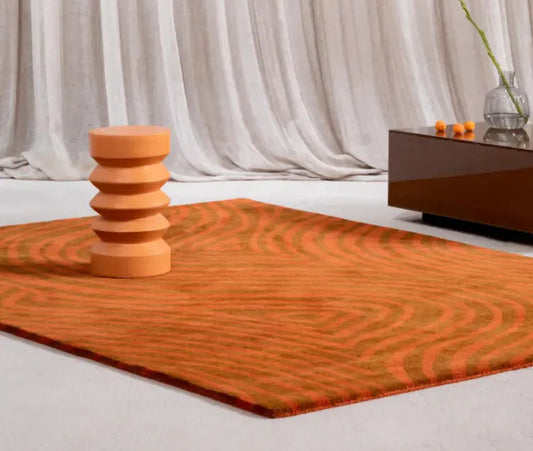 Decor Groove Burnt Orange 097703 Rug