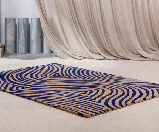 Decor Groove Electric Blue 097708 Rug
