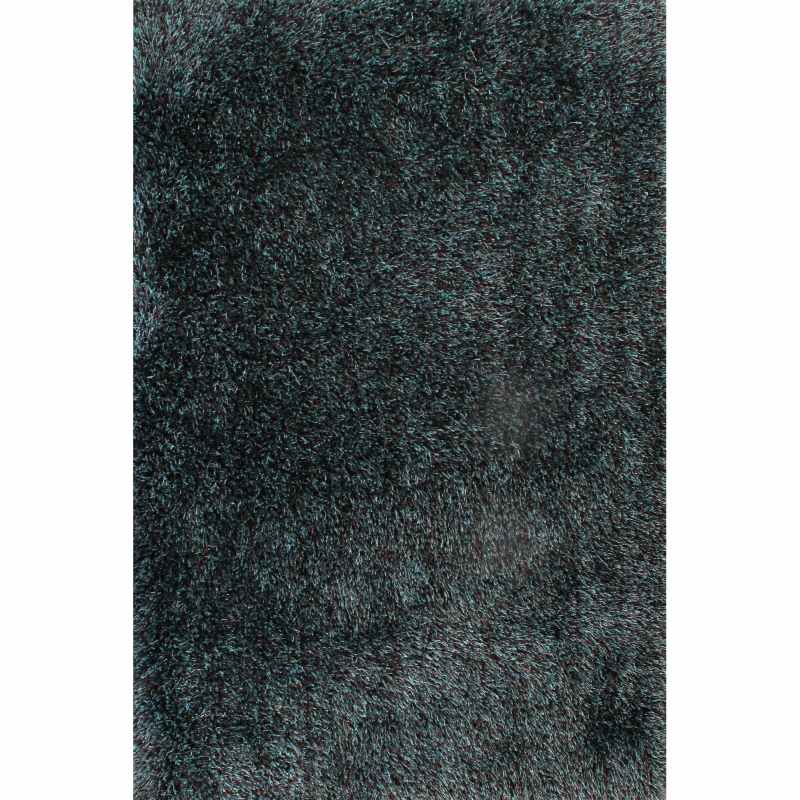 Balotelli Mixed Shaggy Rugs in Choc Teal