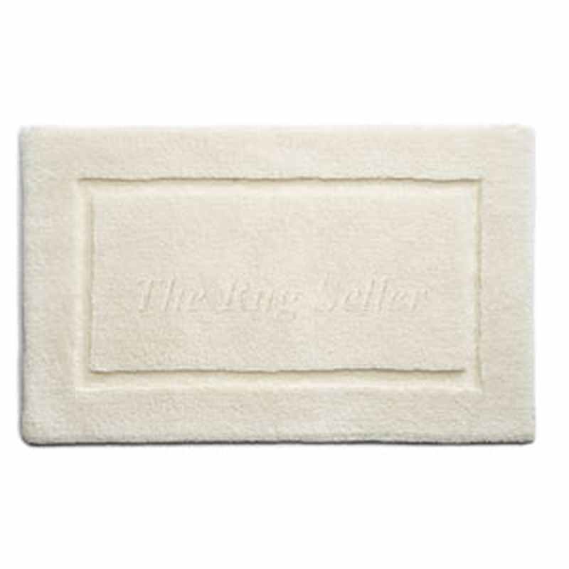 Hug Rug Bamboo Border mats in Cream