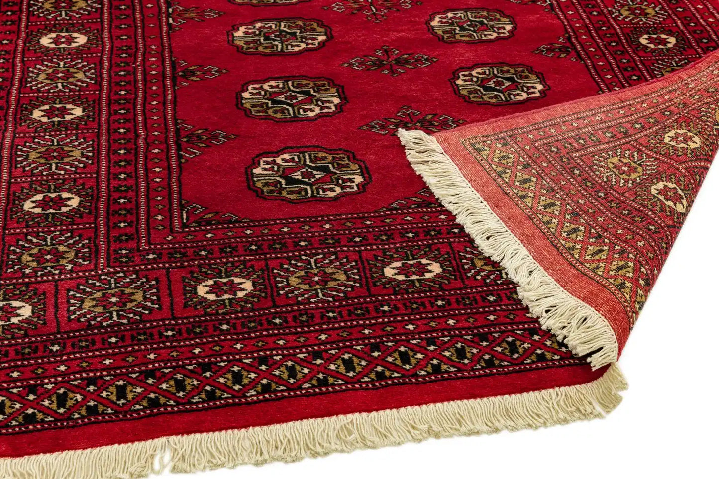 bokhara red Rug.