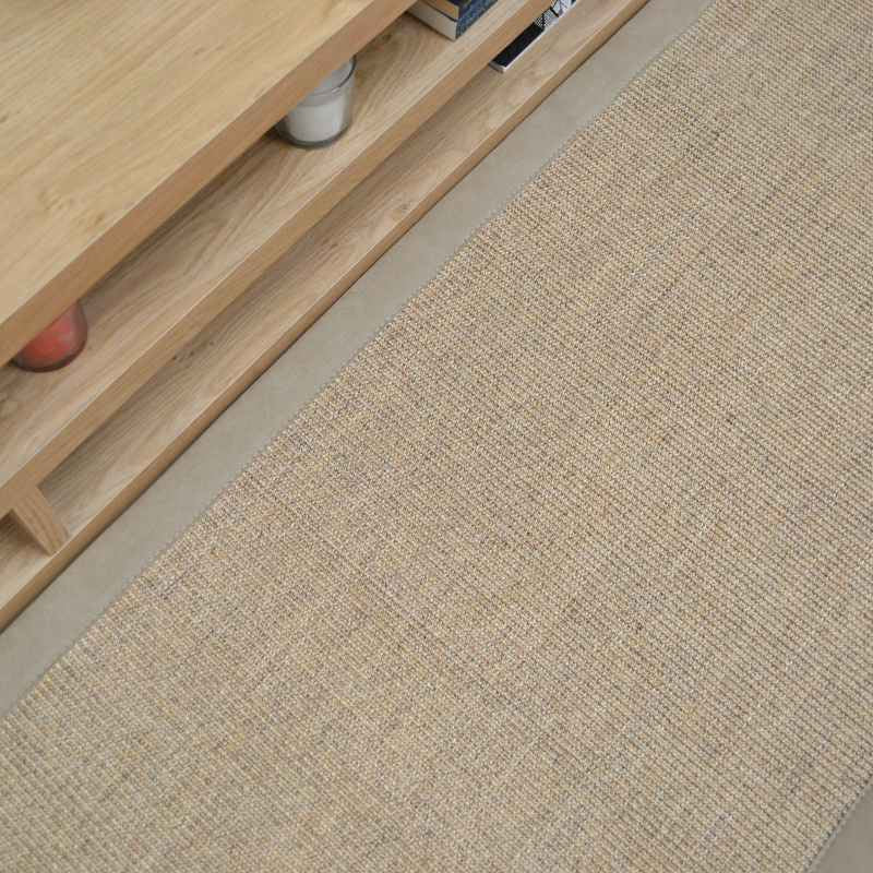 Boucle Anise Natural Fibre Sisal Bordered Runner Rugs