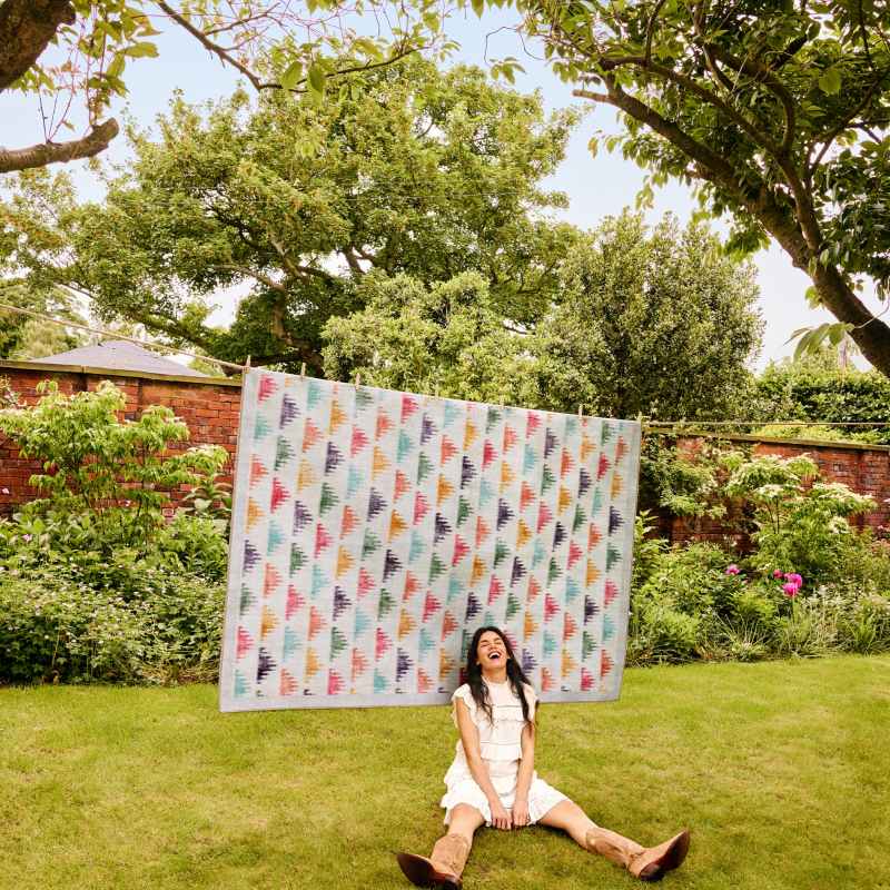 Bretton Multi Eco Washable Modern Rugs by Hug Rug in Multi