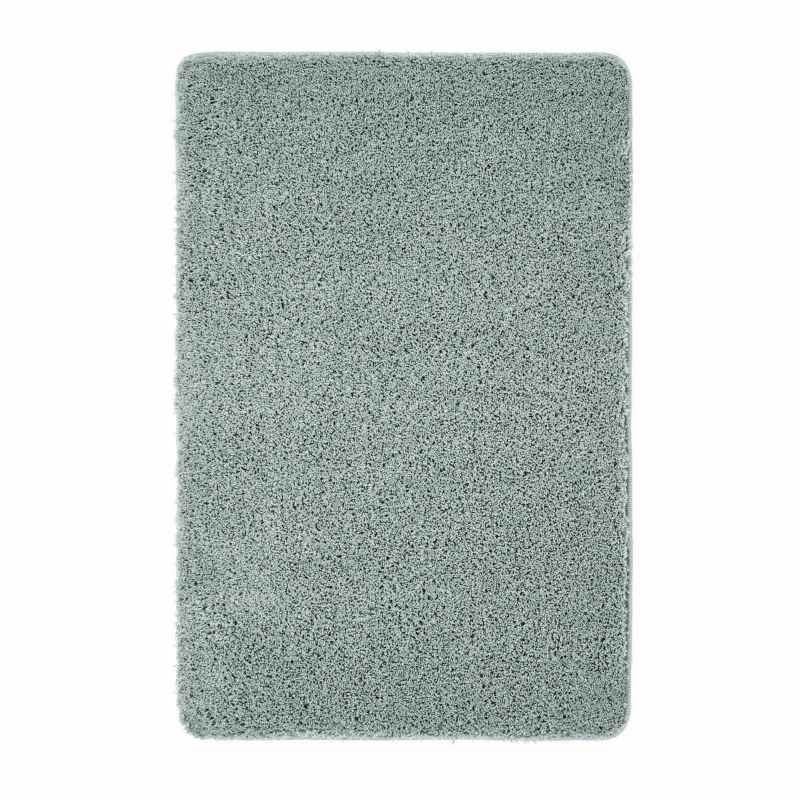 Buddy Washable Plain Rugs in Denim Blue