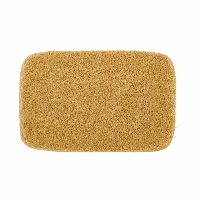 Buddy Bath Washable Toilet Bathroom Mat Rugs in Ochre Mustard Yellow