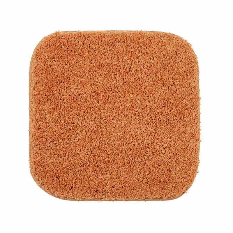 Buddy Bath Washable Toilet Bathroom Mat Rugs in Orange