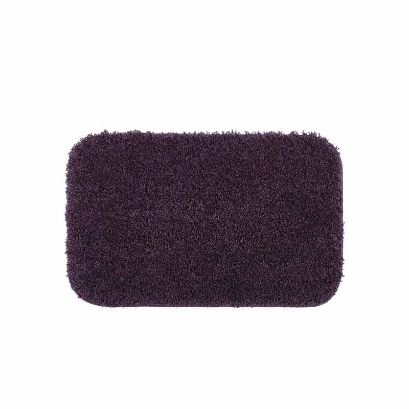 Buddy Bath Washable Toilet Bathroom Mat Rugs in Plum Purple