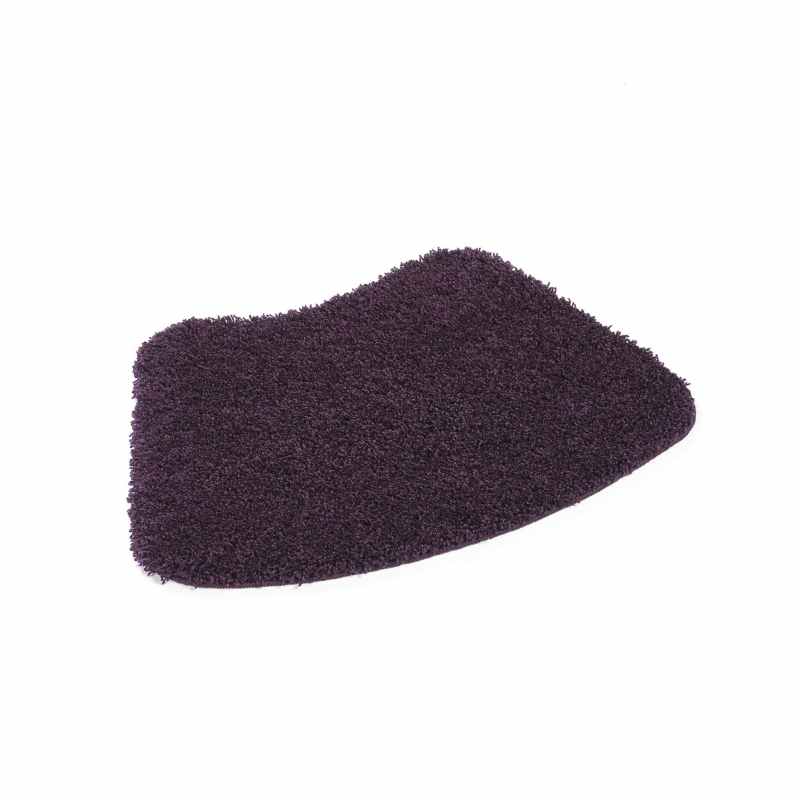 Buddy Bath Washable Curve Mat Rugs in Plum Purple