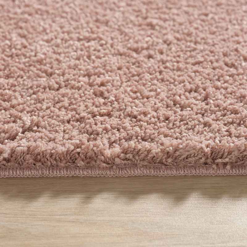 Buddy Bath Mat And Toilet Washable Set in Soft Pink
