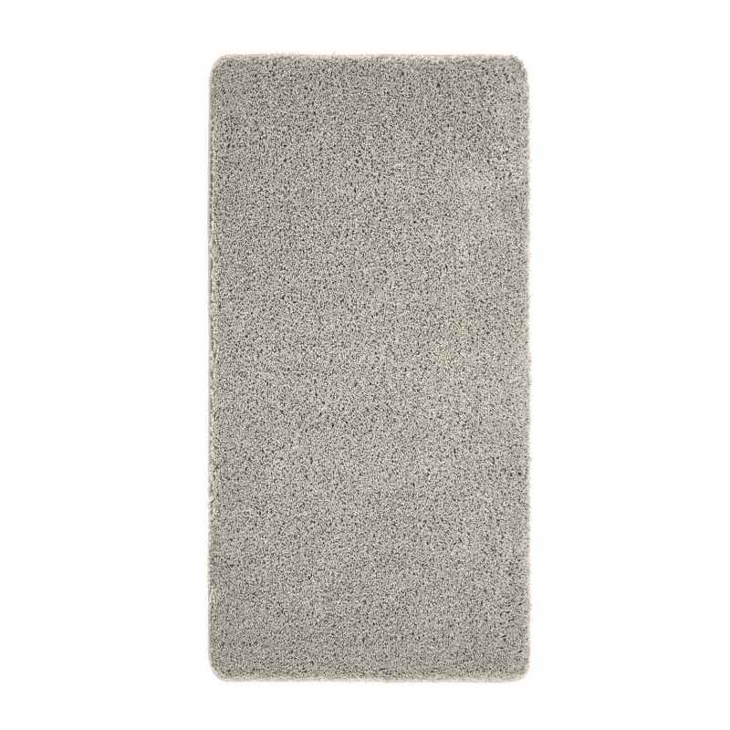 Buddy Washable Hallway Runner Rugs in Ghost Grey