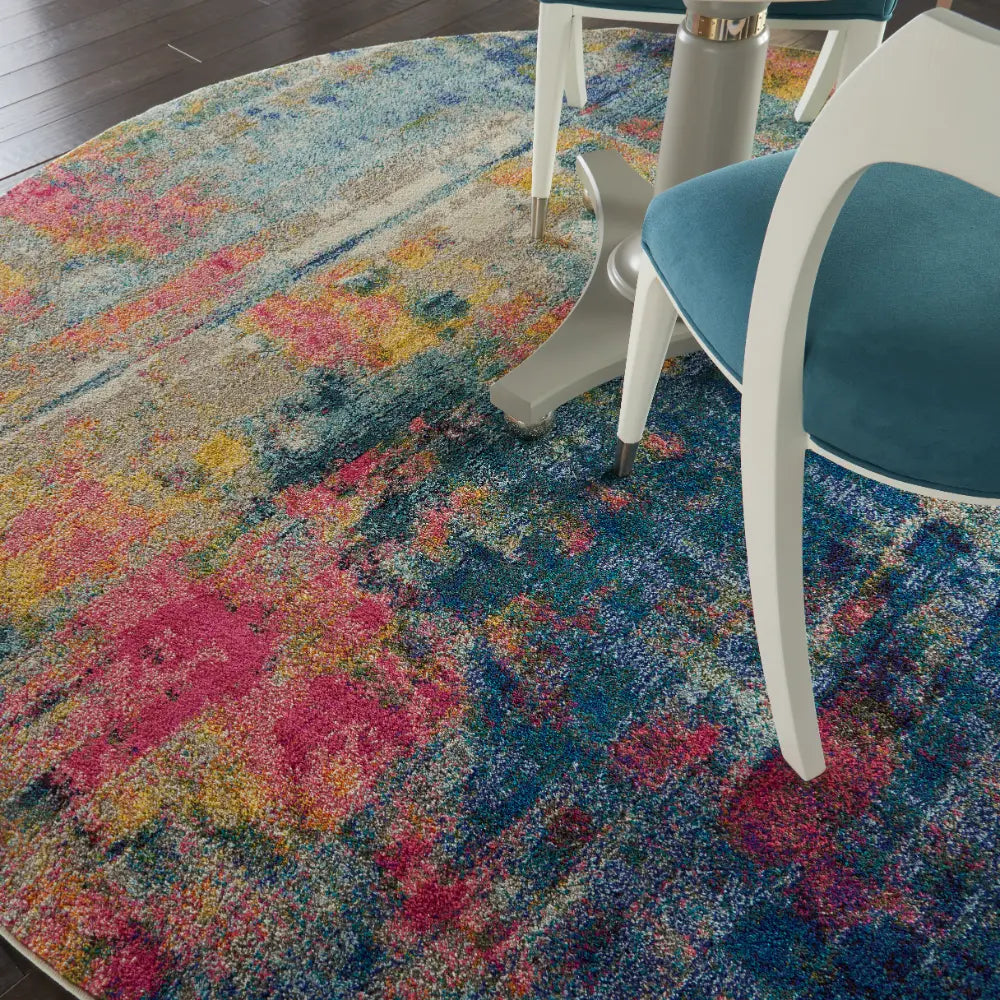 Celestial CES09 Blue Yellow Rug RS