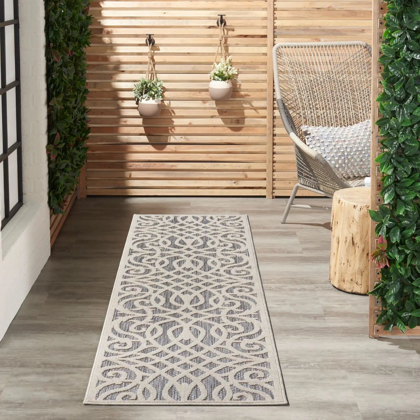 Cozumel (Outdoor) CZM04 Grey Rug RS