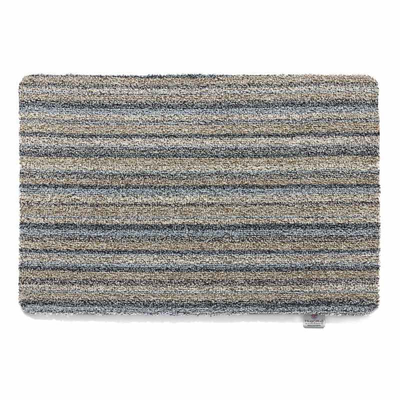 Hug Rug Plain Candy Washable Doormat in Ribbon Grey