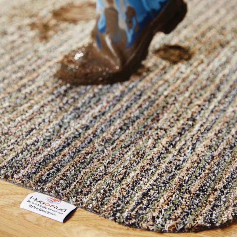 Hug Rug Plain Candy Washable Doormat in Sage Green