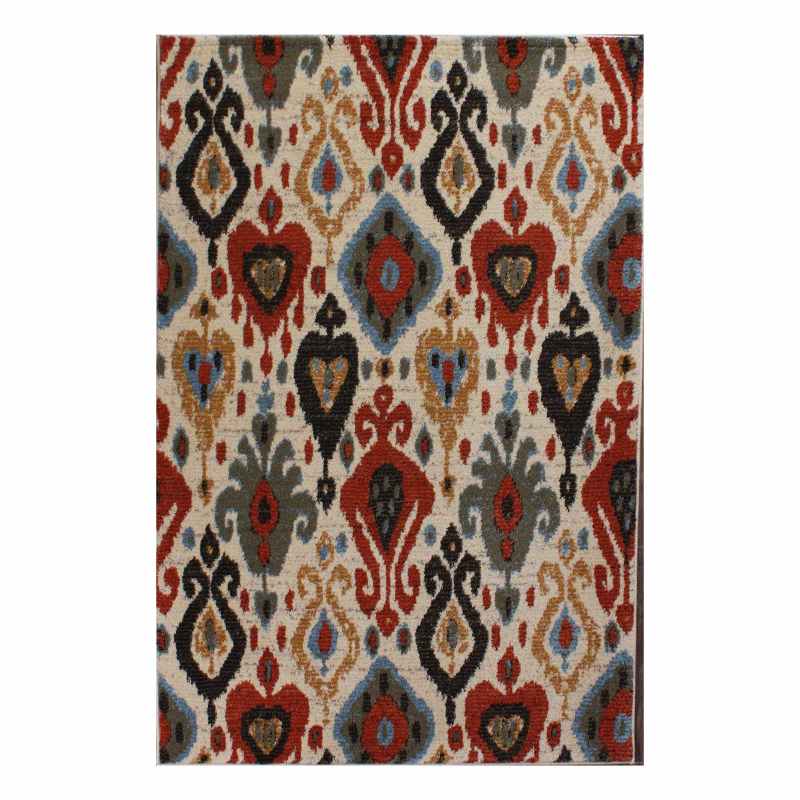 Cashmere Runner 5566 in Cream and Multicolours